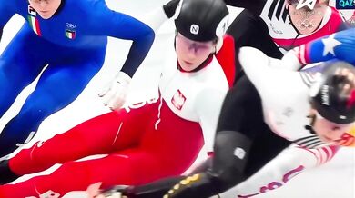 Polská rychlobruslařka Kamila Sellierová utrpěla na olympiádě děsivé zranění obličeje