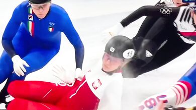 Polská rychlobruslařka Kamila Sellierová utrpěla na olympiádě děsivé zranění obličeje