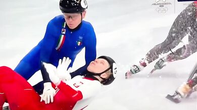 Polská rychlobruslařka Kamila Sellierová utrpěla na olympiádě děsivé zranění obličeje