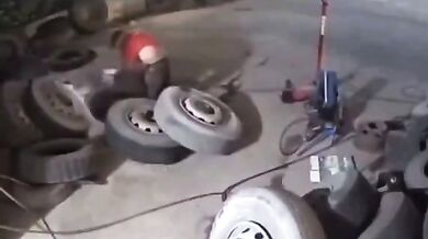 Výbuch pneumatiky #23