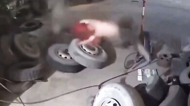 Výbuch pneumatiky #23