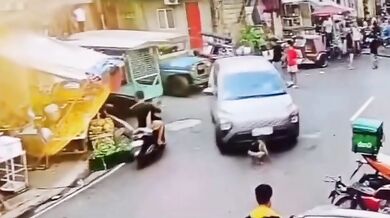 Chlapec přežil přejetí dvěma vozidly