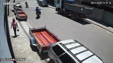 Sražení dvou motorkářů