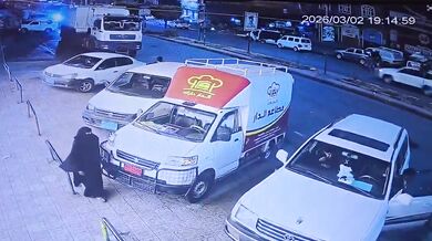 Sražení při přecházení přes silnici