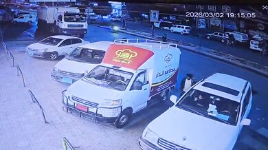 Sražení při přecházení přes silnici