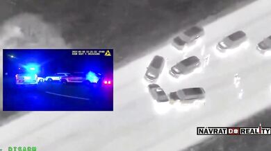 Zadržení řidiče BMW po nebezpečné honičce na Floridě