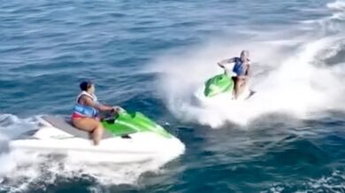 Nehoda při předvádění se na vodním skútru