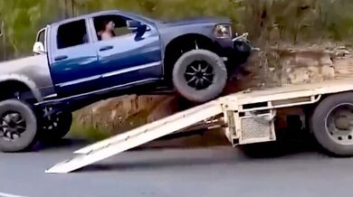 Řidič RAMu si v Austrálii poradil jinak