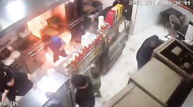 Únik plynu v restauraci v syrském Tal Rifátu