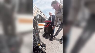 Následky chvilkové nepozornosti a vlastní chyby při jízdě