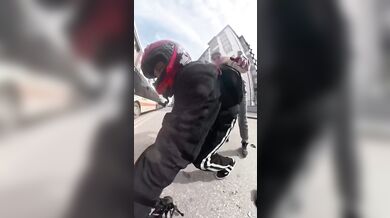 Následky chvilkové nepozornosti a vlastní chyby při jízdě