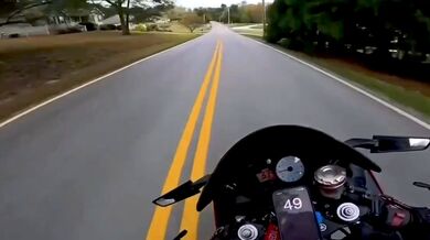 Střet motorkáře se zvířetem