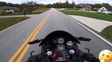 Střet motorkáře se zvířetem