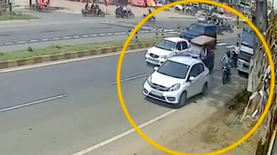 Dramatická nehoda v Indii: Přežití jako zázrak