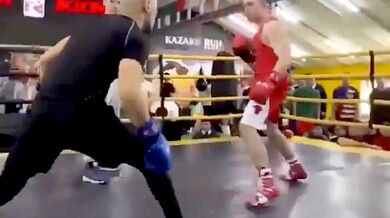 Knockout arogantního boxera