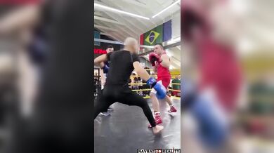 Knockout arogantního boxera