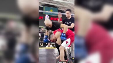 Knockout arogantního boxera
