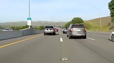 Nehoda motorkáře na dálnici #2