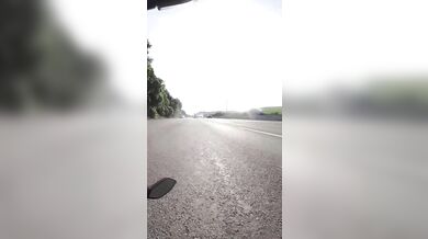 Nehoda motorkáře na dálnici #2