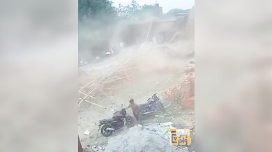 V Amroze se během stavebních prací zřítila zeď a zranila několik dělníků