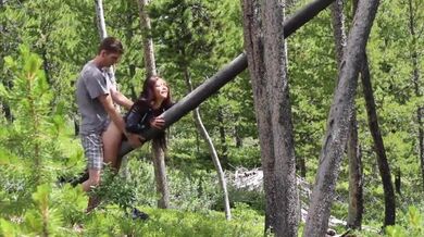 Amatérské šukání v lese