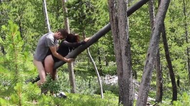 Amatérské šukání v lese