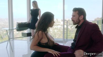 Autumn Falls a Bunny Colby mají své velké kozy a pusy nacpané tvrdým pérem