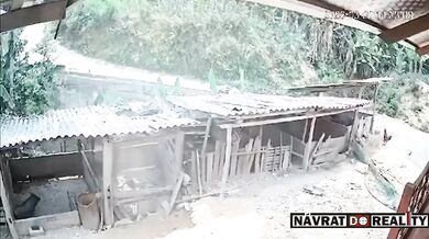 Ztráta kontroly na skútrem skončila pádem do vepřína