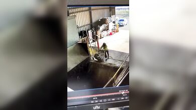 Vyprazdňování popelnice nevyšlo podle plánu