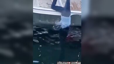 Stylový pád na lodi