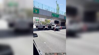 Brutální útok v Las Vegas: Rozepře po autonehodě vyústila v napadení ženy