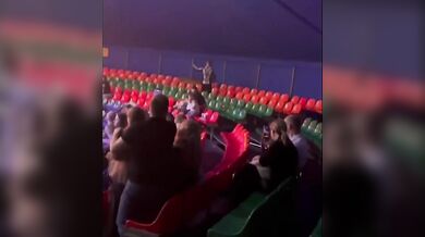 Panika v ruském cirkuse: Tygr přeskočil poničenou bezpečnostní síť a vnikl mezi diváky