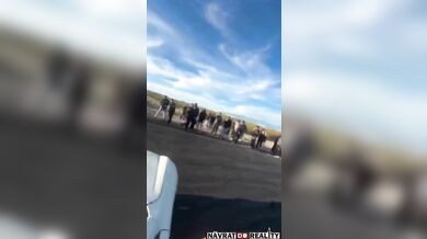 Driftař v plné rychlosti sestřelil fanouška