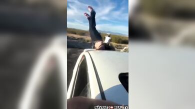 Driftař v plné rychlosti sestřelil fanouška