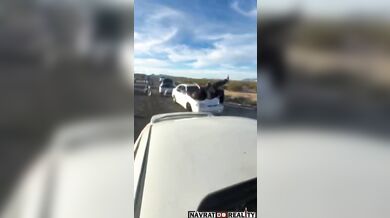 Driftař v plné rychlosti sestřelil fanouška