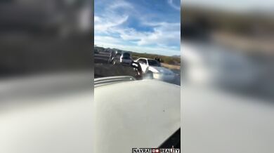 Driftař v plné rychlosti sestřelil fanouška