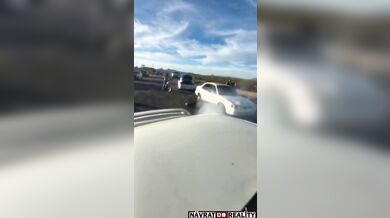 Driftař v plné rychlosti sestřelil fanouška