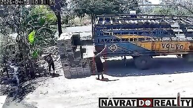 Pracovní úraz v Tipitapě: Dělník v kritickém stavu po zřícení zdi způsobeném nákladním vozem