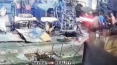 Pracovní nehoda v železárně