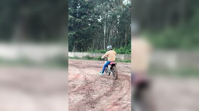 Nezvládnutá jízda na krosce