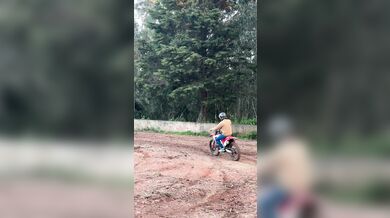 Nezvládnutá jízda na krosce