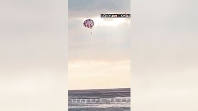 Nehoda v indickém letovisku Goa: Turista se zřítil do moře po přetržení lana při parasailingu