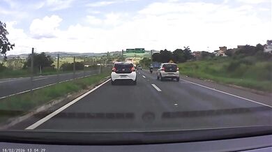 Tragická čelní srážka v Brazílii: Kamera v protijedoucím autě zachytila fatální nehodu způsobenou kamionem