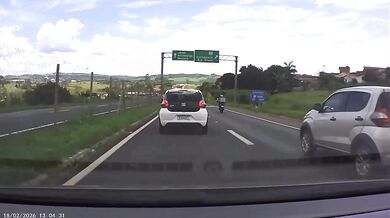 Tragická čelní srážka v Brazílii: Kamera v protijedoucím autě zachytila fatální nehodu způsobenou kamionem
