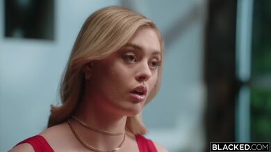 Blondýnka hladovějící o BBC se stará o černochy a anální sex
