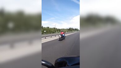 Brutální nehoda motorkáře #2