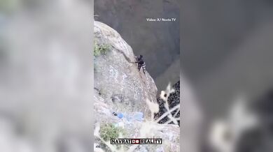 Tragický konec jemenského „Spider-Mana“: Slavný extrémní sportovec Antar al-Absi se zřítil bez jištění do kráteru sopky