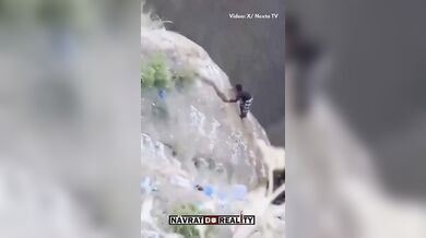 Tragický konec jemenského „Spider-Mana“: Slavný extrémní sportovec Antar al-Absi se zřítil bez jištění do kráteru sopky
