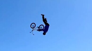 Originální trik na BMX