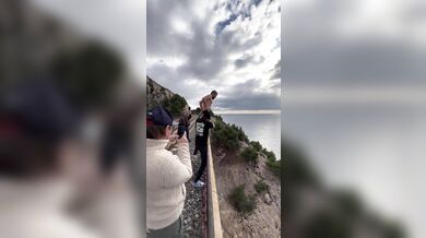 Nevydařený skok z mostu